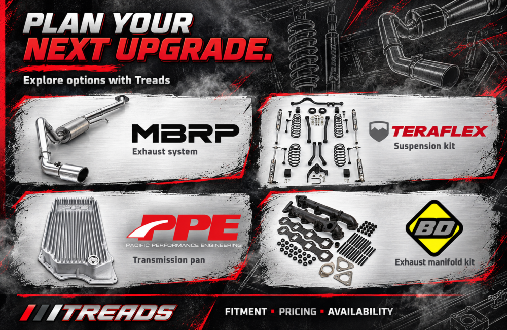 Planning Your Next Upgrade? Ask About MBRP, Teraflex, PPE & BD Diesel